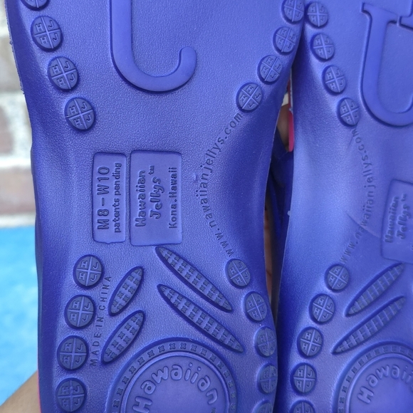 Hawaiian Jellys Slide Flip Flop Flat Sandals Women's Sz 9 - Picture 9 of 9